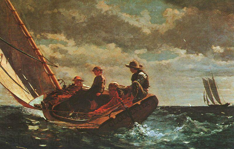 Winslow Homer Breezing Up